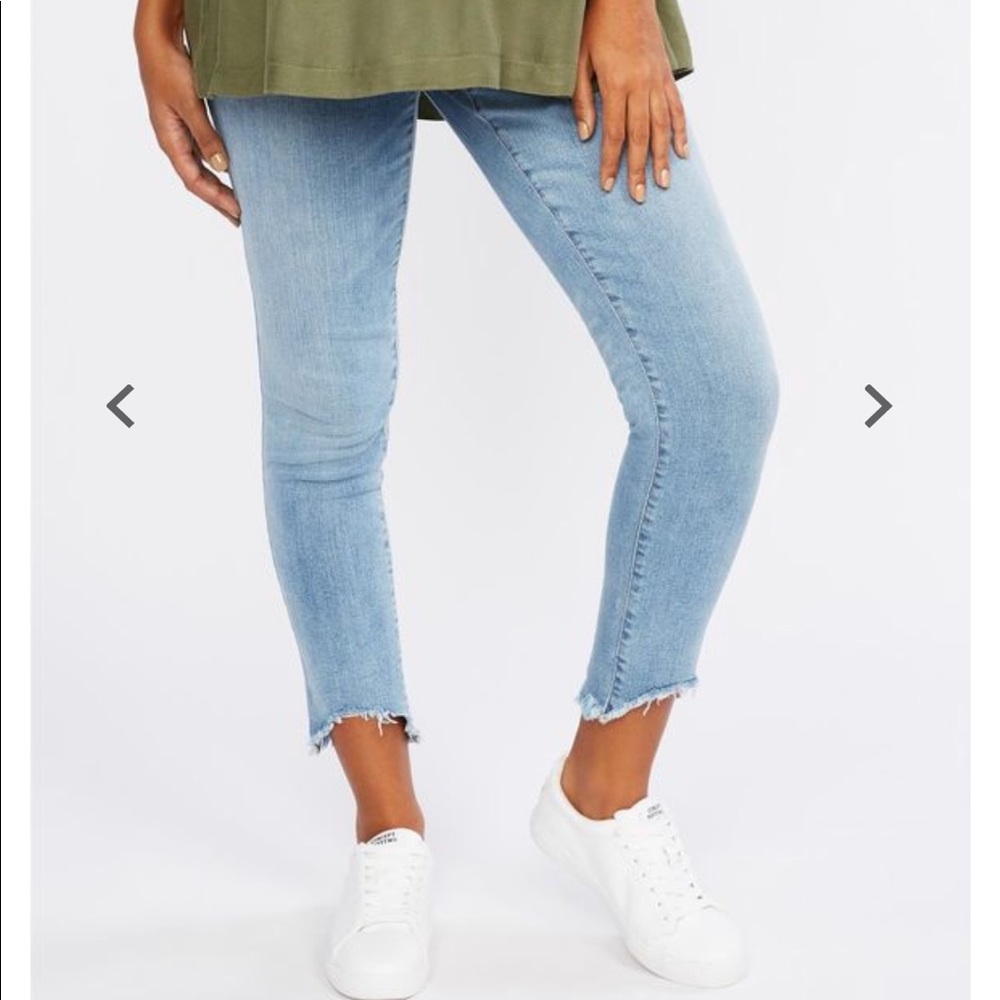 Secret Fit Belly Skinny Leg Maternity Ankle Jeans